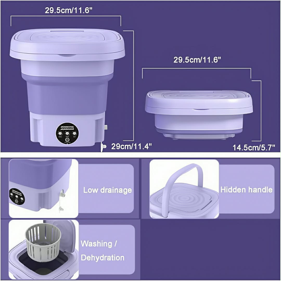 Mini Portable Folding Washing Machine