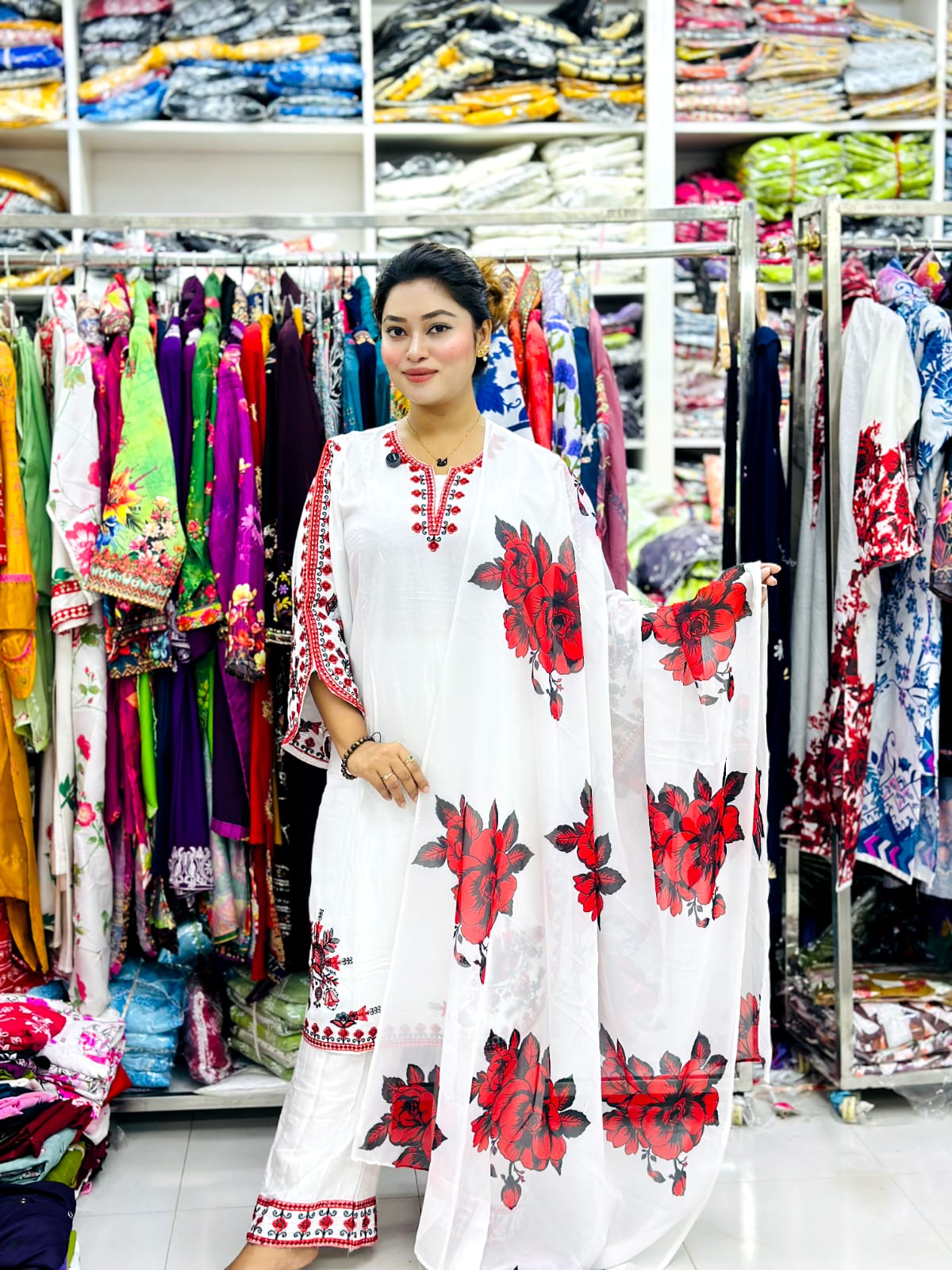 Puja Special Three Piece